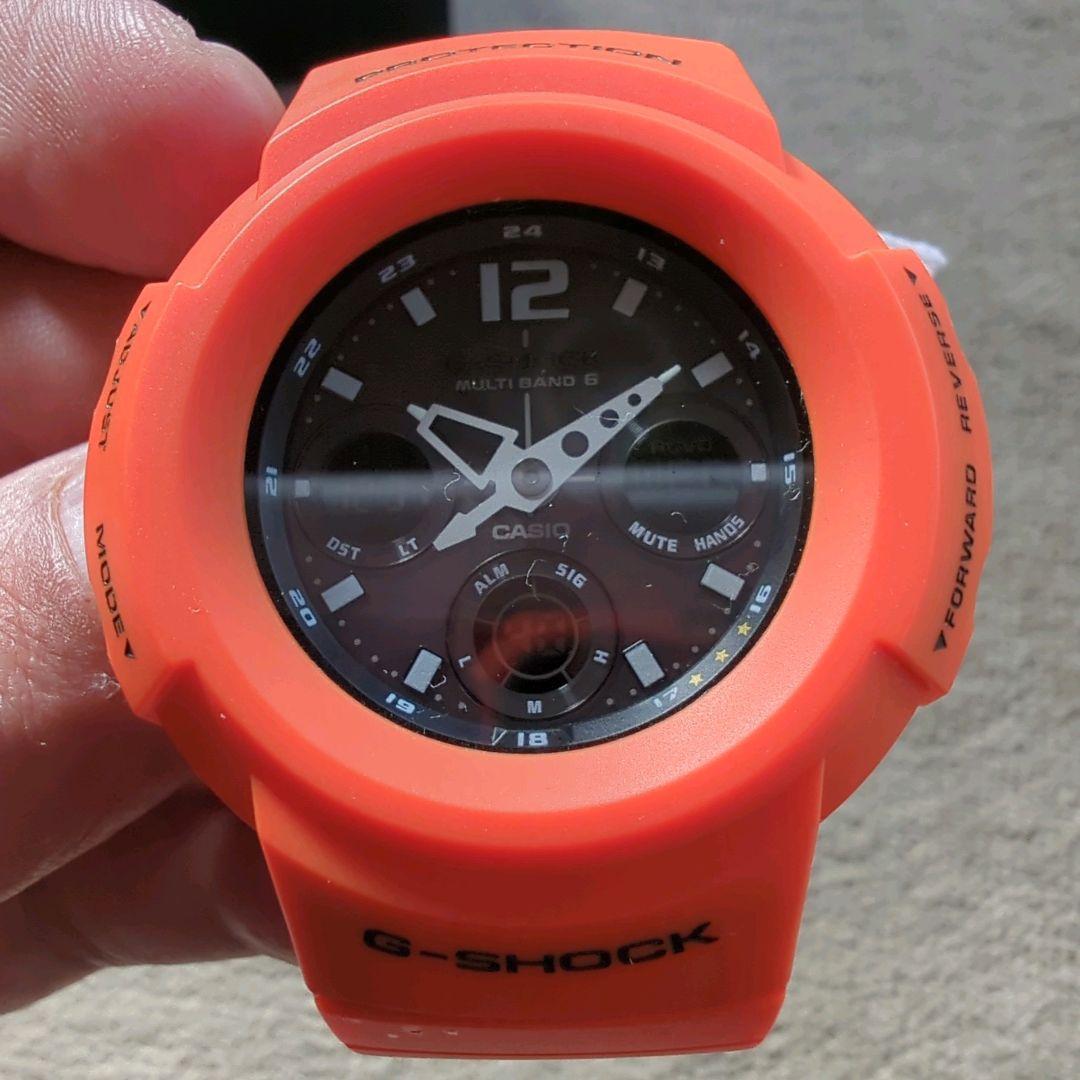 Gショック AWG-M510MRタフソーラーレスキューオレンジ ミリタリーカラー