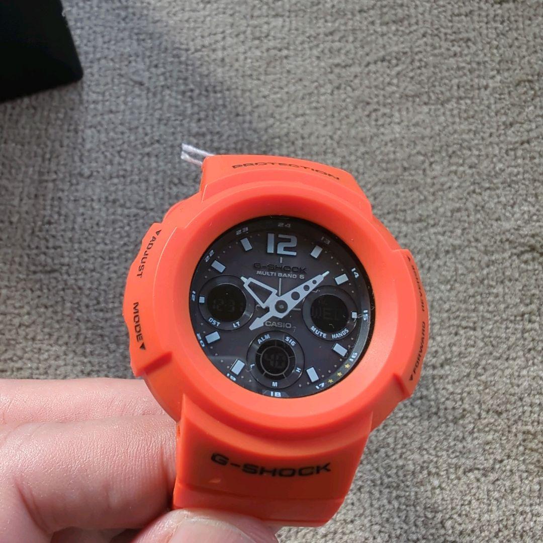 Gショック AWG-M510MRタフソーラーレスキューオレンジ ミリタリーカラー