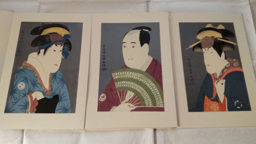浮世絵版画★画装用画★6冊セット★写楽SHARAKU★２４枚セット★シリーズ6