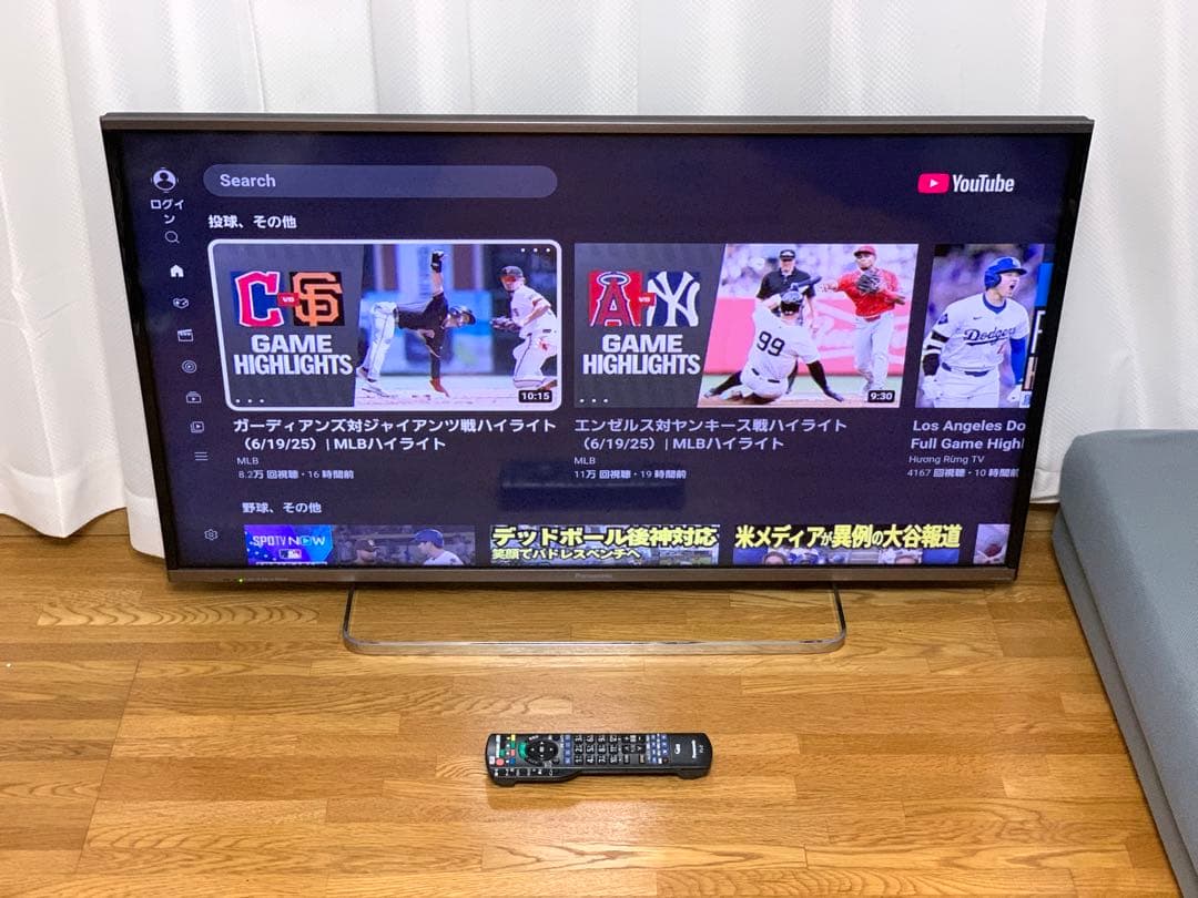 スマートテレビ パナソニック 40型 4K対応 ネット動画️⭕️地上波BSCS