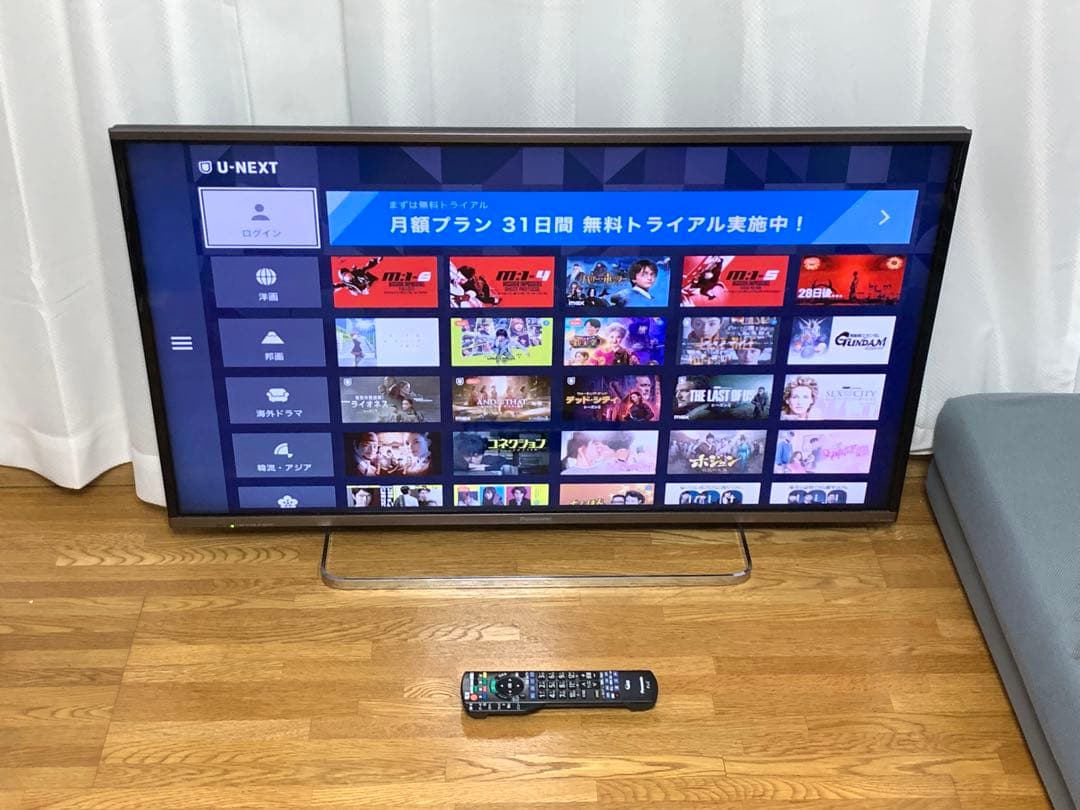 スマートテレビ パナソニック 40型 4K対応 ネット動画️⭕️地上波BSCS