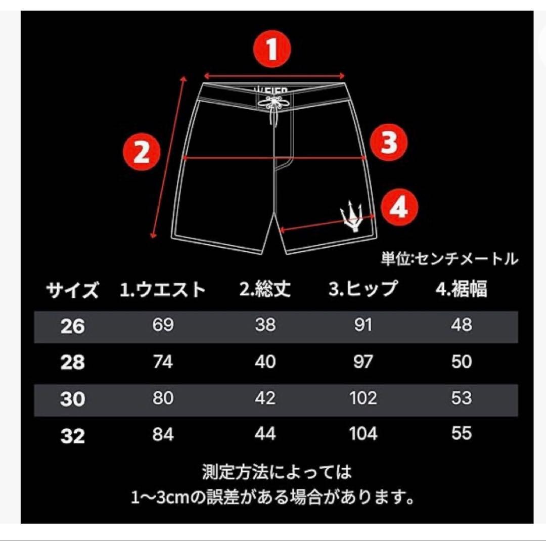 マ*サ様 ☻*様 FIED メンズ水着 26サイズ 黒と青のグラデーション