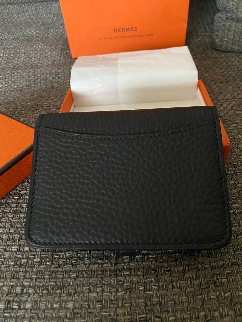 HERMES 超レア新品未使用ドゴンケース黒　カードケース