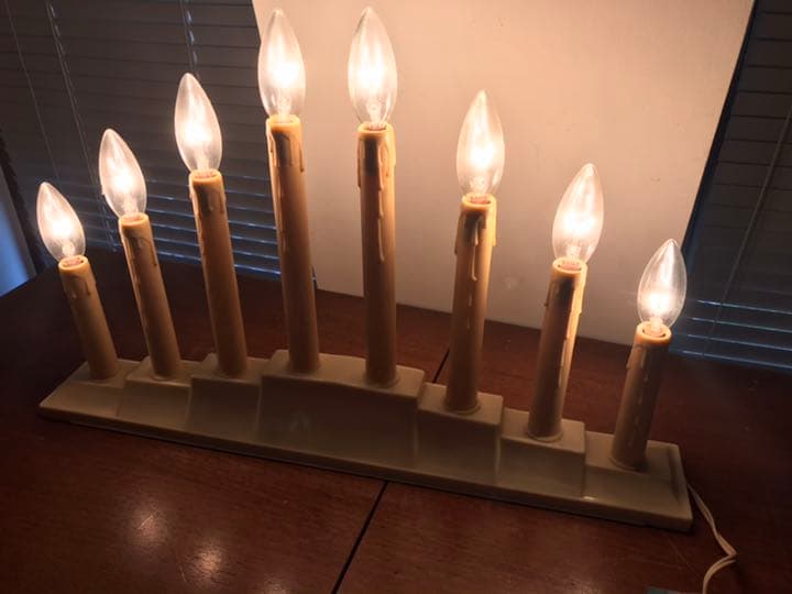 ヴィンテージ　アメリカン　キャンドル風　ライト　大