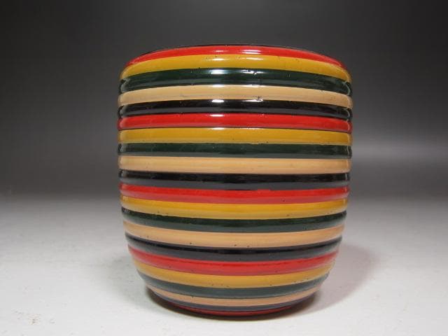 たか☆ 弘斉造　独楽中棗　裏千家　十四代　淡々斎の花押☆y268