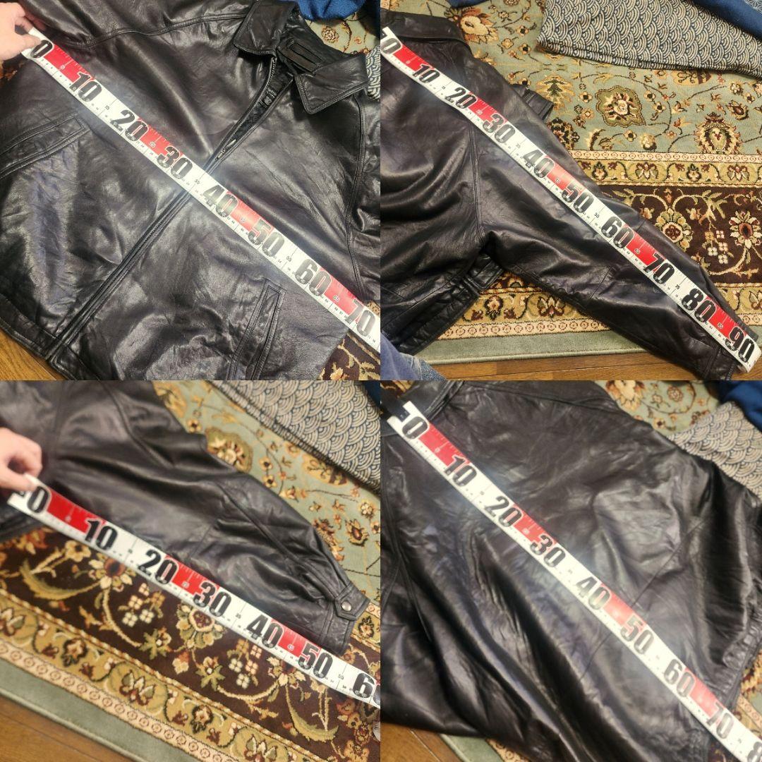 レザージャケット　XXL オーバーサイズ　claiborne