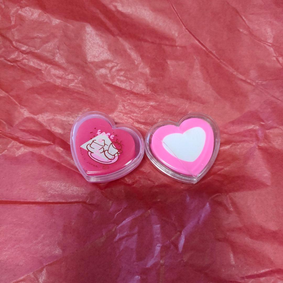 ヤ*ヨ様 ■ 昭和レトロ ハートの消しゴム2個セット MADE IN JAPAN