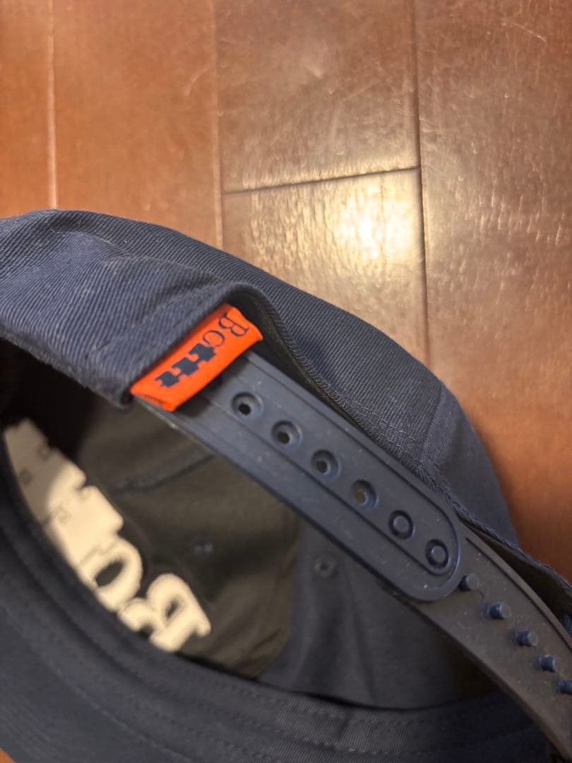 Bottt ネイビー 刺繍ロゴキャップ　BOTT × TTT MSW コラボ