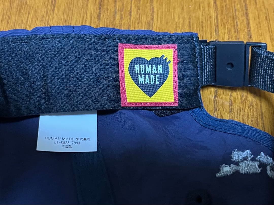 帽子 HUMAN MADE 5Panel Nylon Cap \"Navy\"