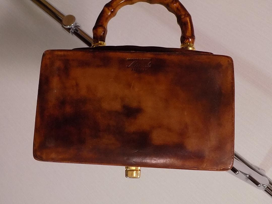 Mimoda　FIRENZE　本革ボックスハンドバッグ　新品未使用　イタリア製