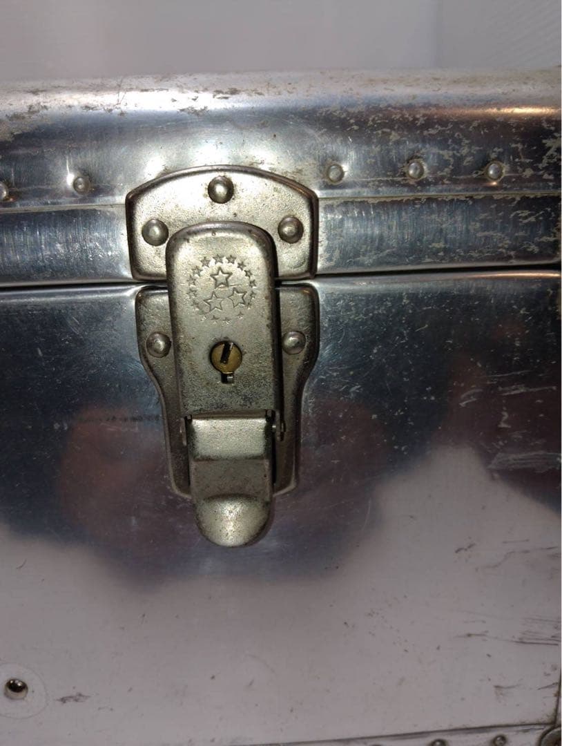 【希少】ヴィンテージ アルミトランク スーツケース インダストリアル 昭和レトロ