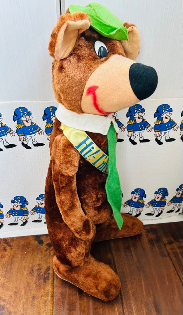 60'Hi!-I'm Yogi Bear Plush Doll ヨギーベア特大