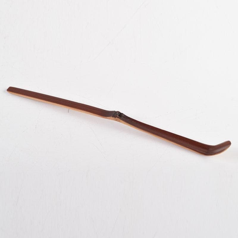 茶道具　高野宗陵作　茶杓　銘彩鳳　前大徳　藤井誠堂書付　共筒共箱　V　9021