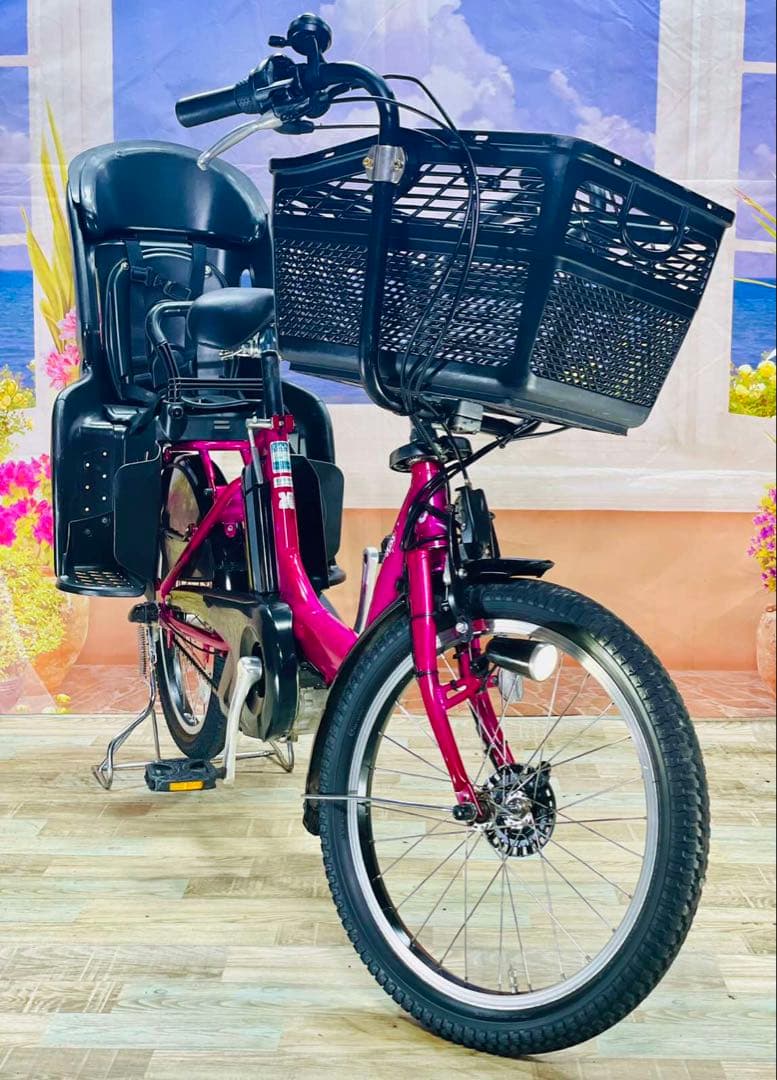 ヤマハパスキス⭐️人気モデル！子供乗せ電動アシスト自転車Y2867
