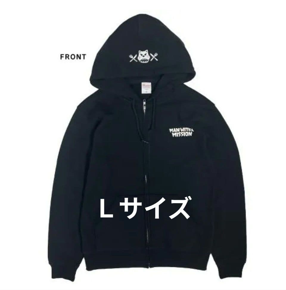 MAN WITH A MISSION　2026干支ロゴパーカー（ブラック）L