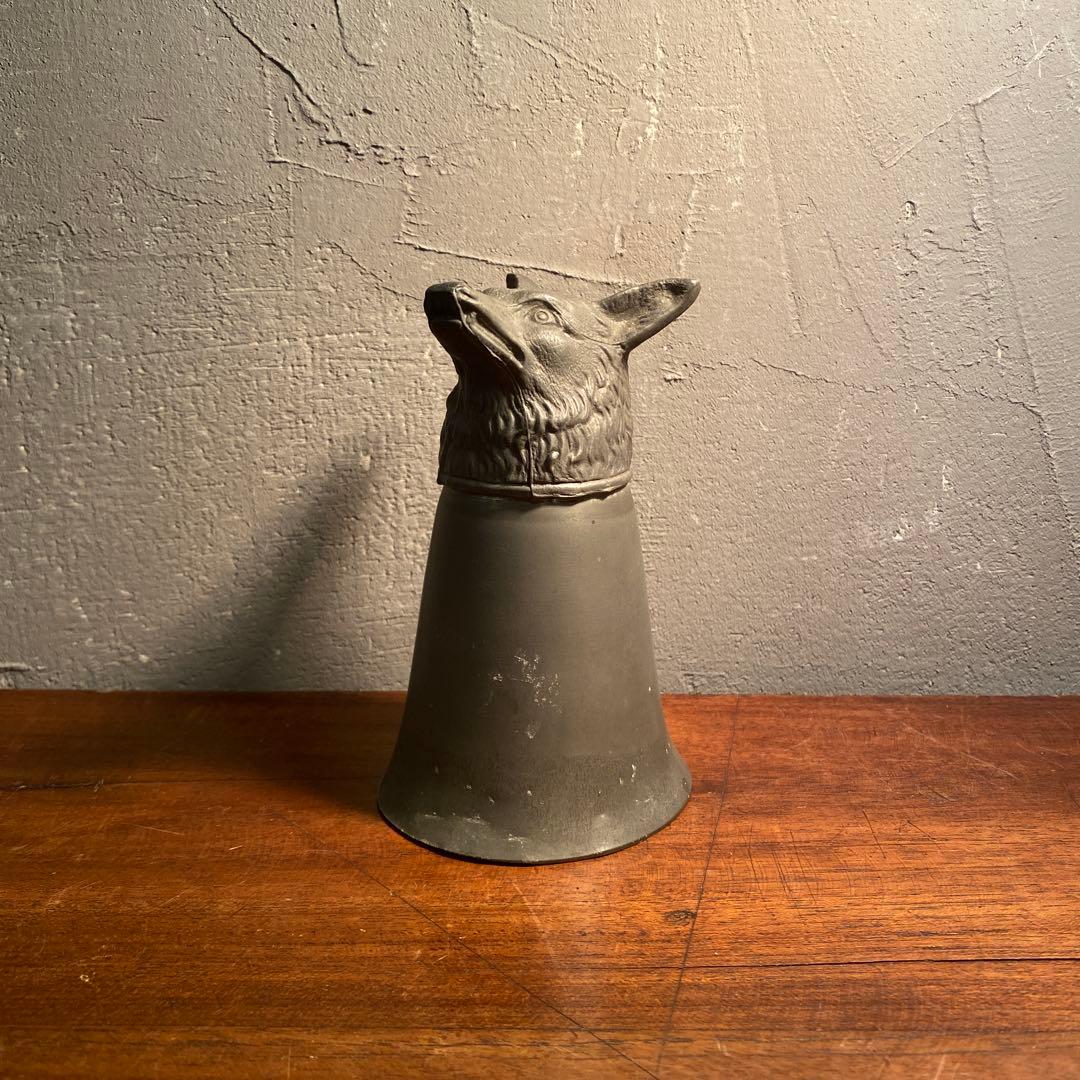 稀少 馬上杯 フォックヘッド インテリア オブジェ ヴィンテージ 置物