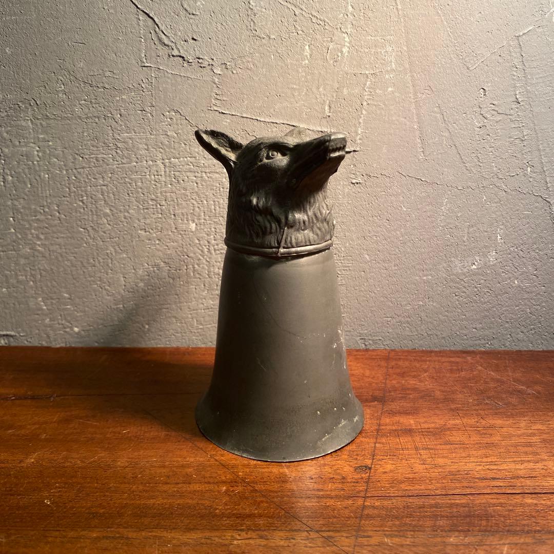 稀少 馬上杯 フォックヘッド インテリア オブジェ ヴィンテージ 置物