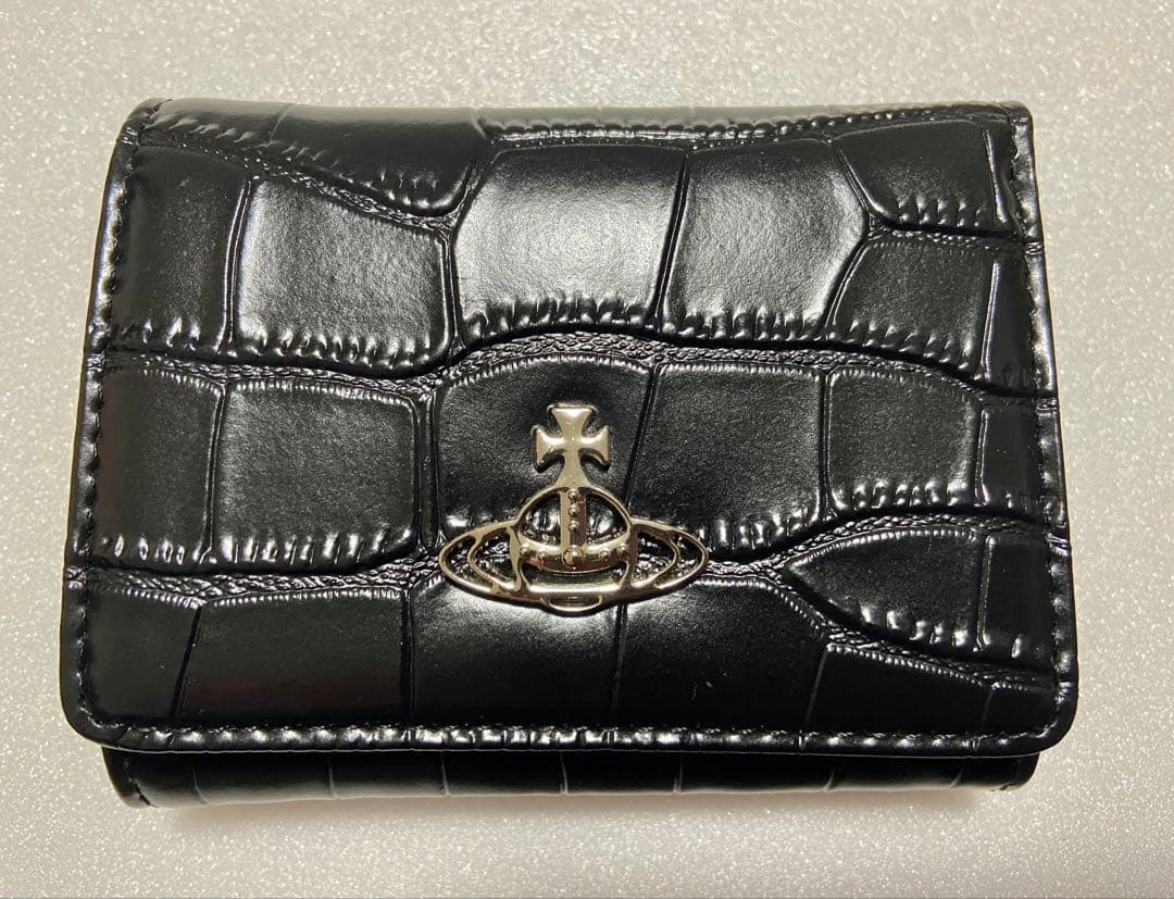 【新品未使用】Vivienne Westwood 三つ折り財布 ブラック