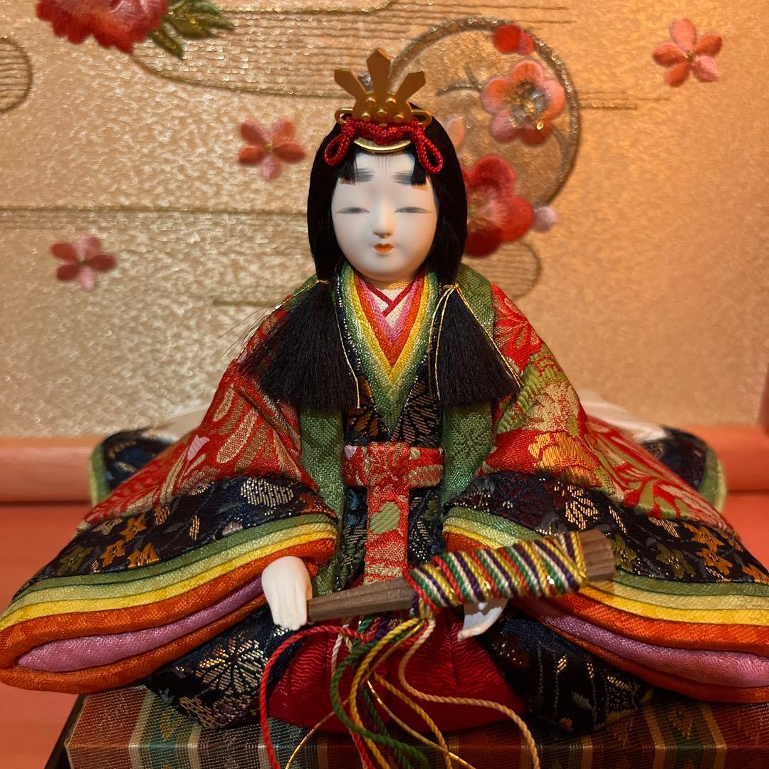 雛人形　木目込み　親王飾り