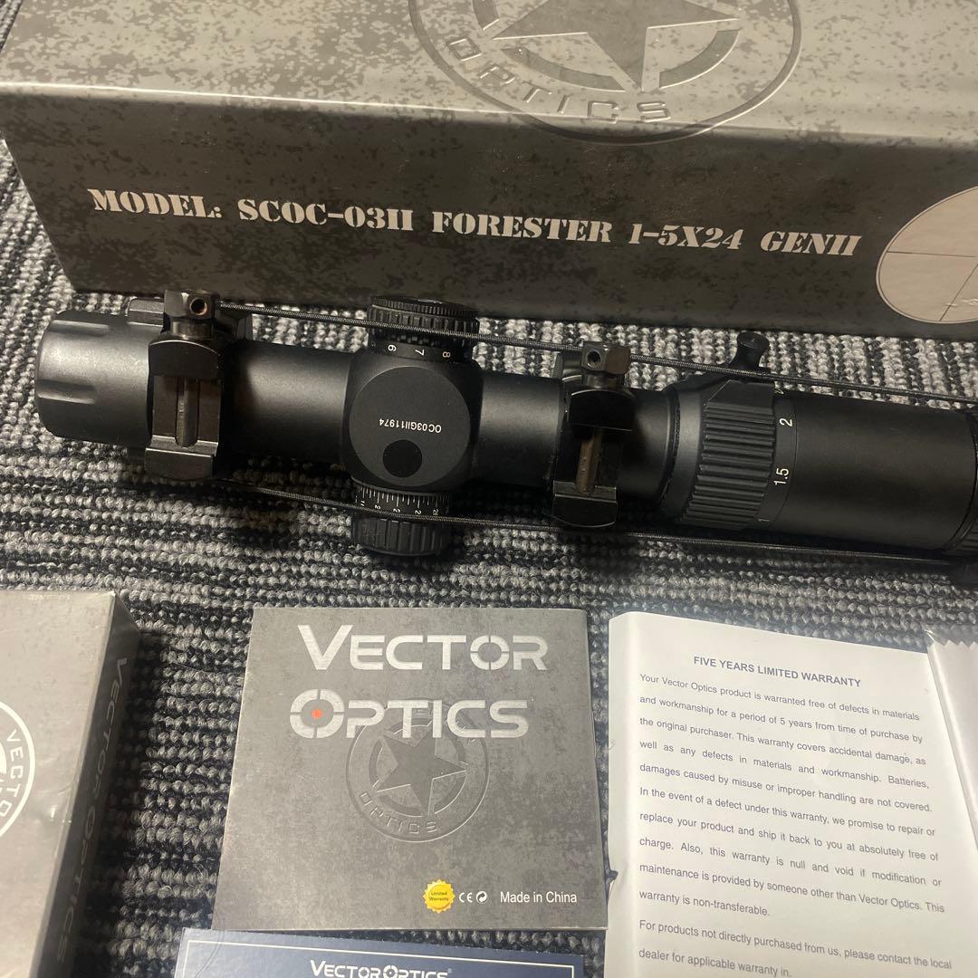 トイガン Vector Optics SC03-03II FoRESTER 1-5x24