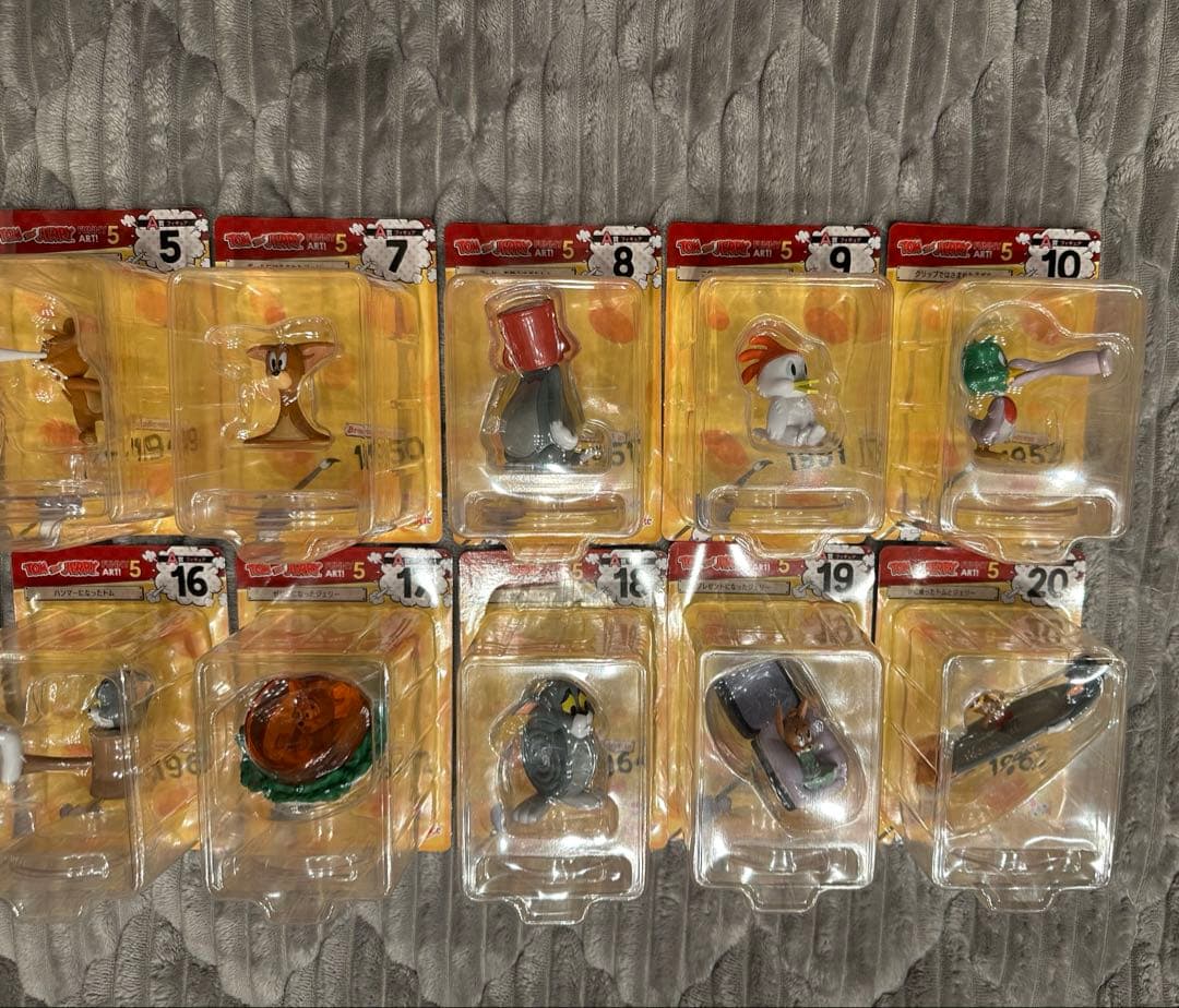 トムとジェリー　ハッピーくじ　A賞　フィギュア　18点セット　セミコンプ