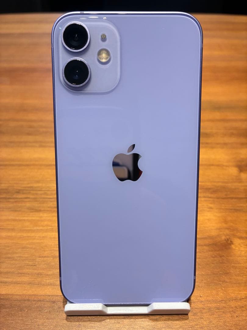 iPhone12mini 256GBパープル美品 バッテリー99% 箱ケーブル付