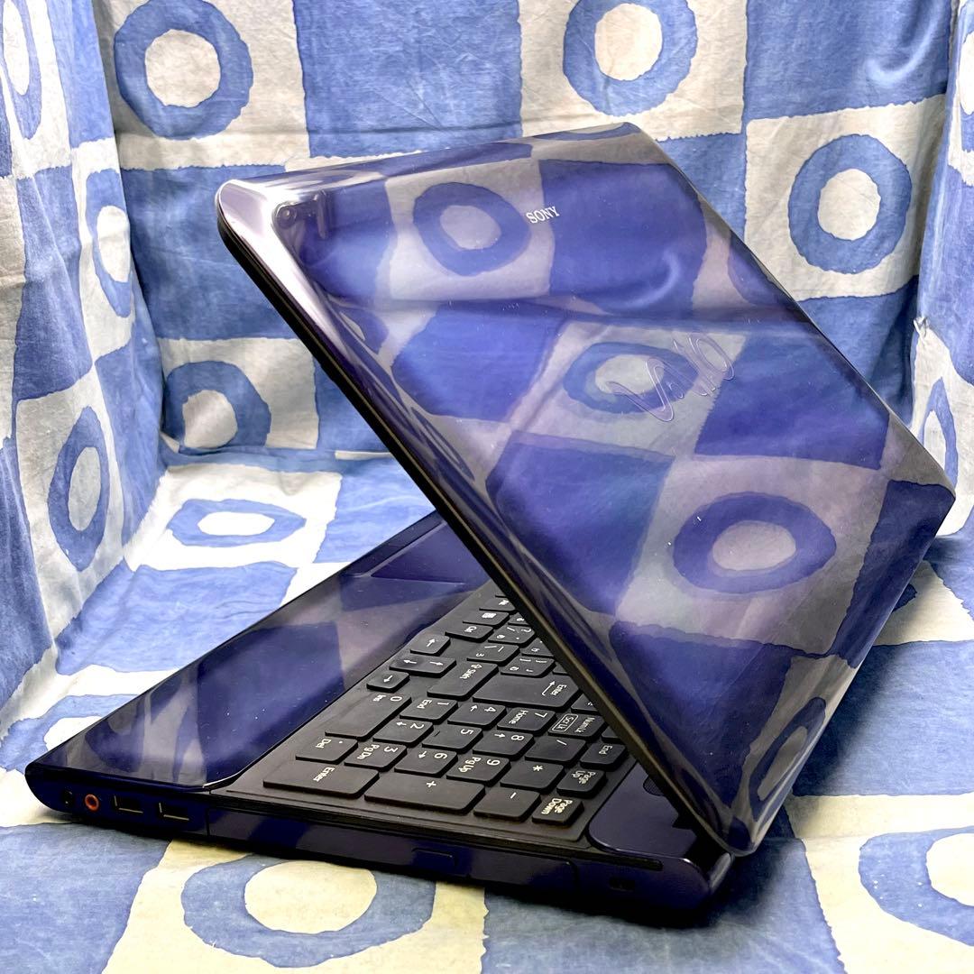 人気VAIO♡快適SSD☆i5☆希少なパープル♪ブルーレイ&カメラ付！Win11