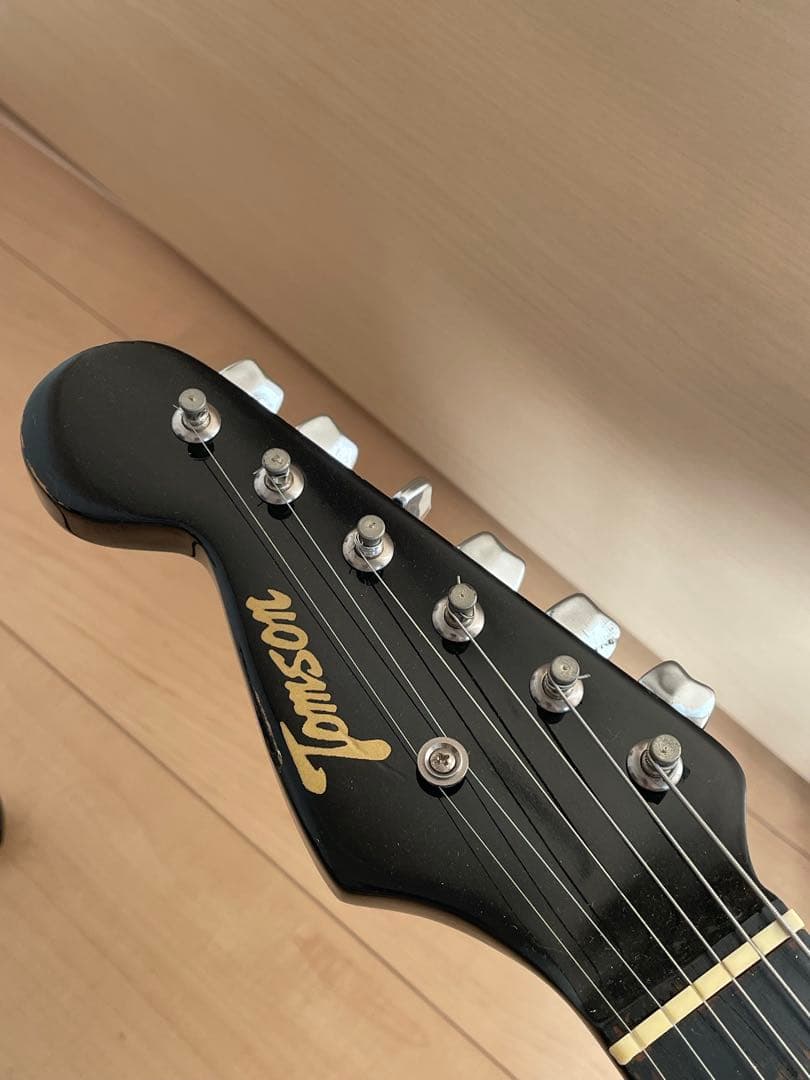 Tomson トムソン　レフティー　ストラト　ブラック