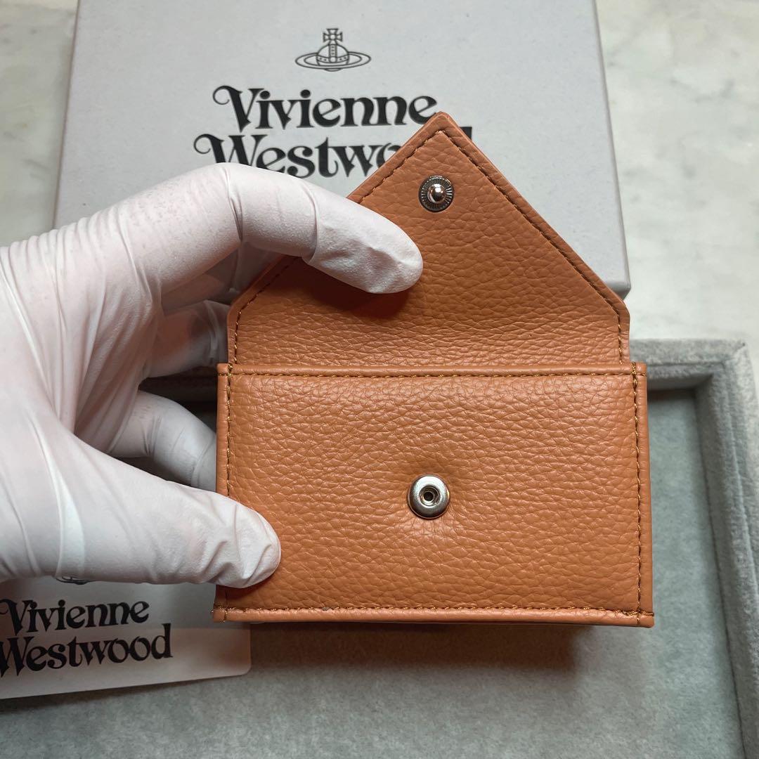 Vivienne Westwood 三つ折り財布 ピーチ