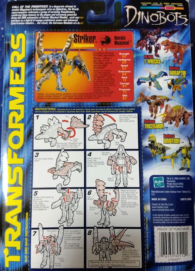 ビーストウォーズ　ダイノボット ストライカー