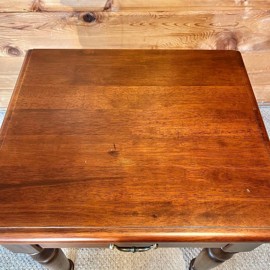 ⭕️【木製サイドテーブル03/04】スツール 置台 ナイトテーブル ヴィンテージ✨