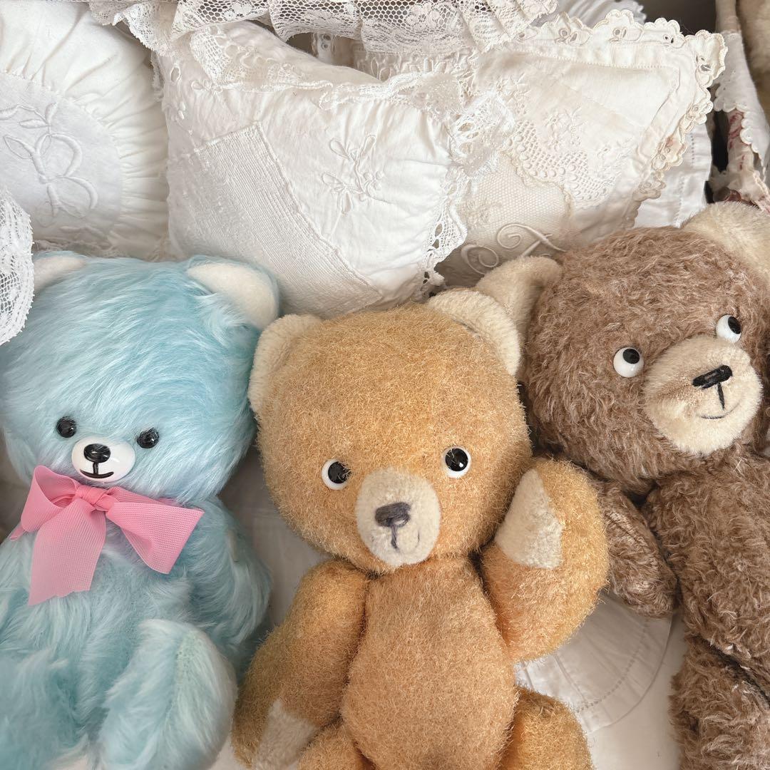 ポンチ目　DDRベア ベルリンベア　アンティークベア　アンティークテディベア