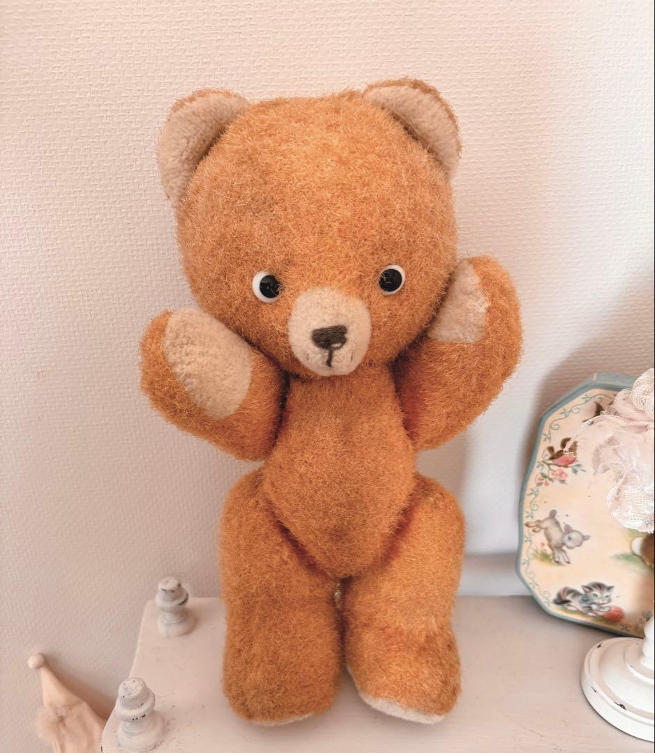 ポンチ目　DDRベア ベルリンベア　アンティークベア　アンティークテディベア