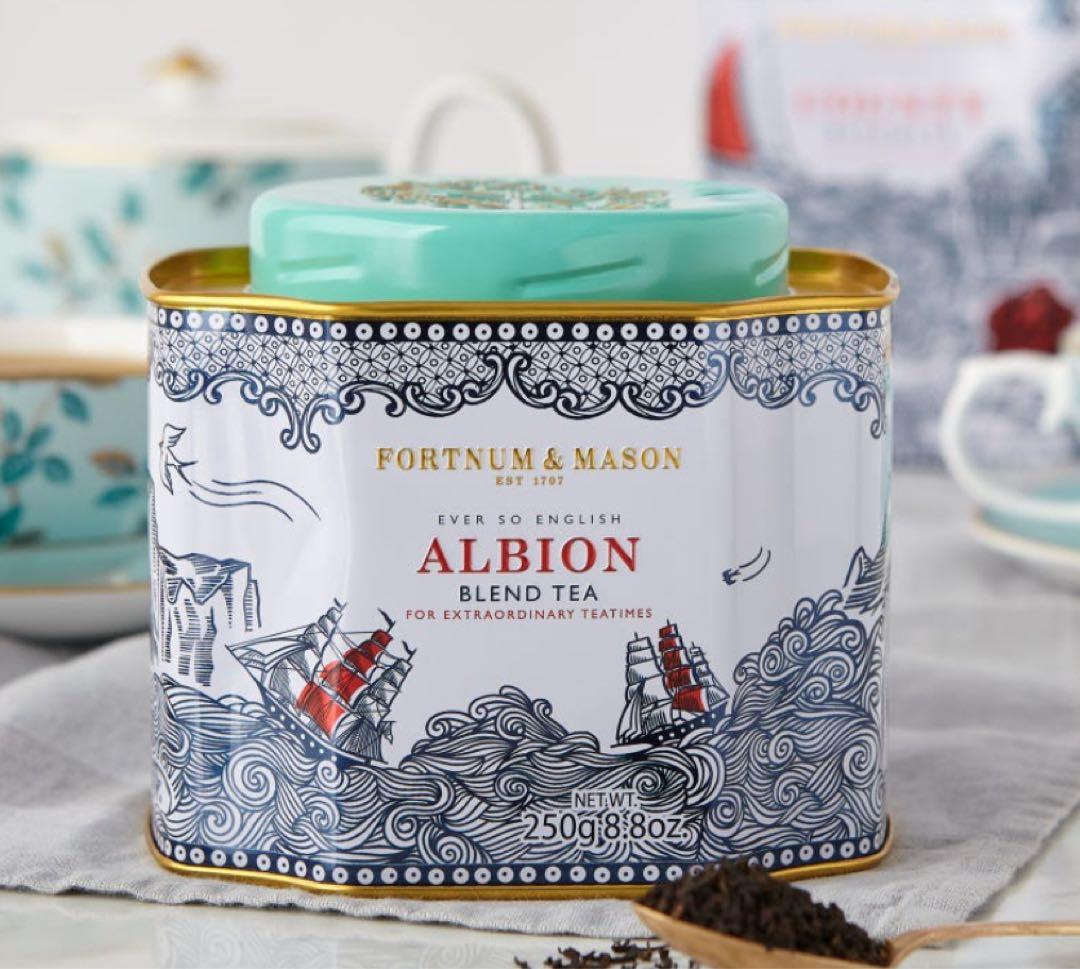 F＆M　アルビオン、アッサムTGFOP125g、ラプサンスーチョン125g