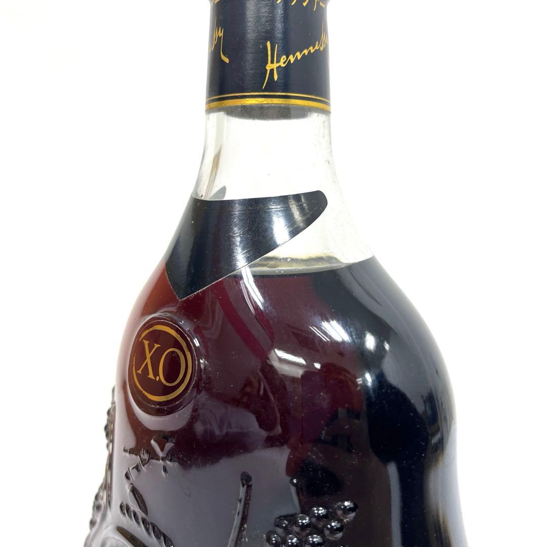 【未開栓】ヘネシー X.O コニャック ブランデー 金キャップ　クリアボトル