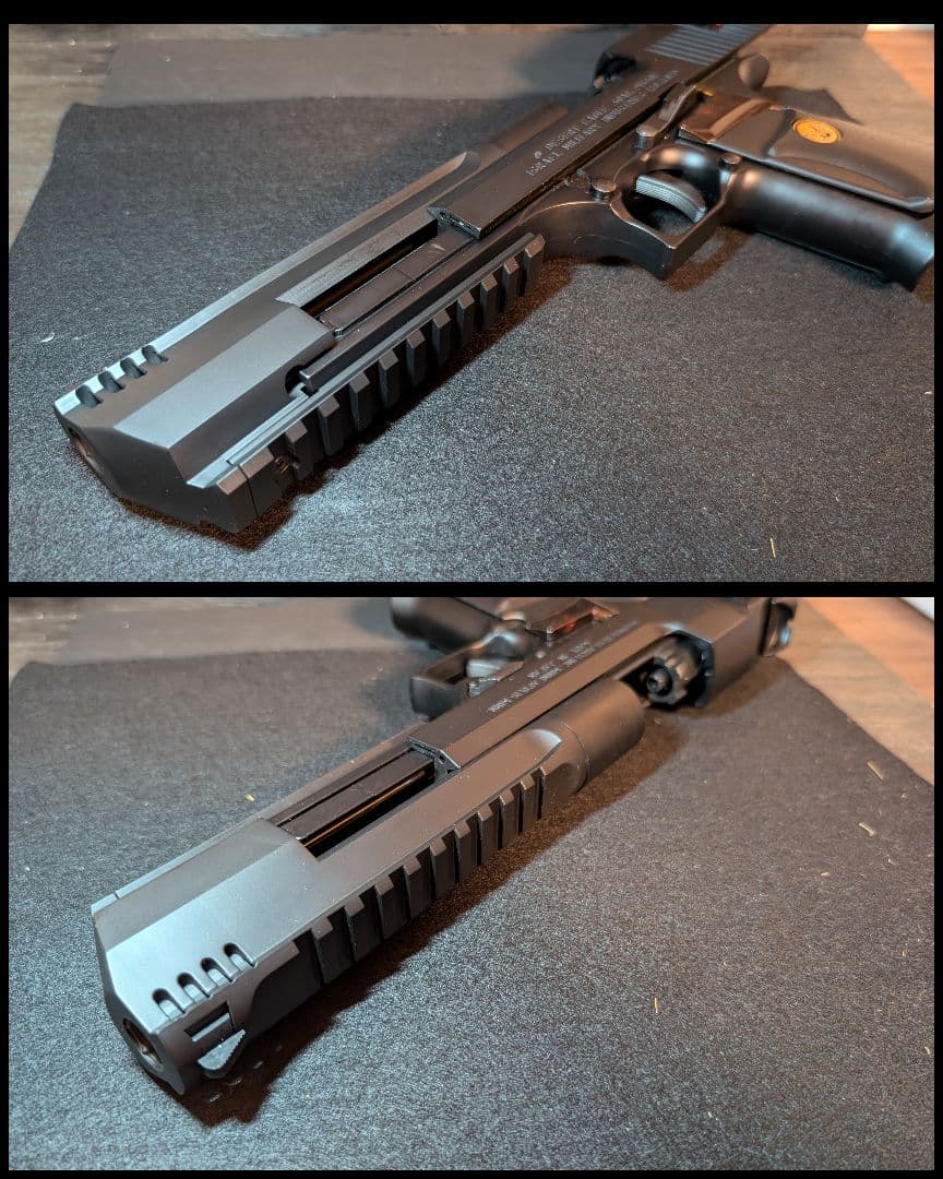 デザートイーグル 20mmトップ＆アンダーレール付き7インチバレル 塗装済み 2