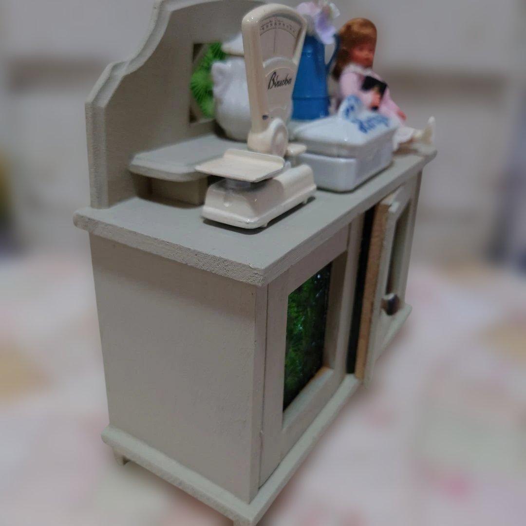 ドイツ、アンティーク、ドールハウス、ミニチュア、棚