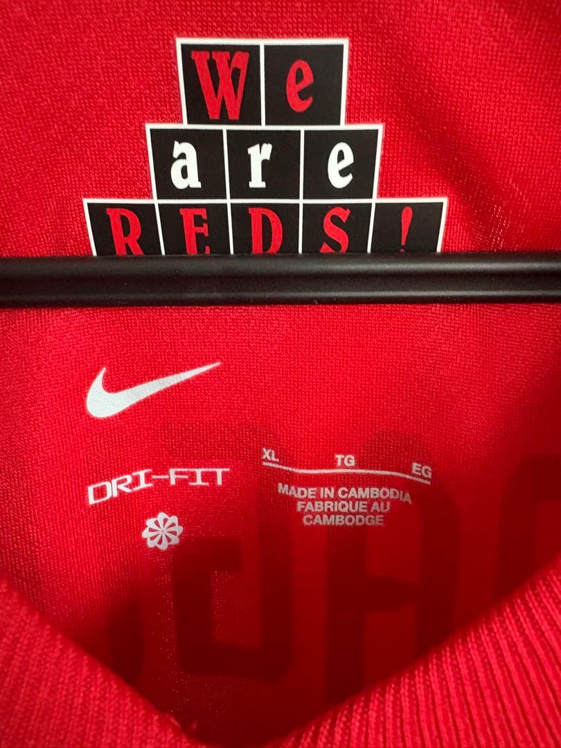 浦和レッズ　ナイキCWCユニフォーム　パッチ付き　XL 原口元気