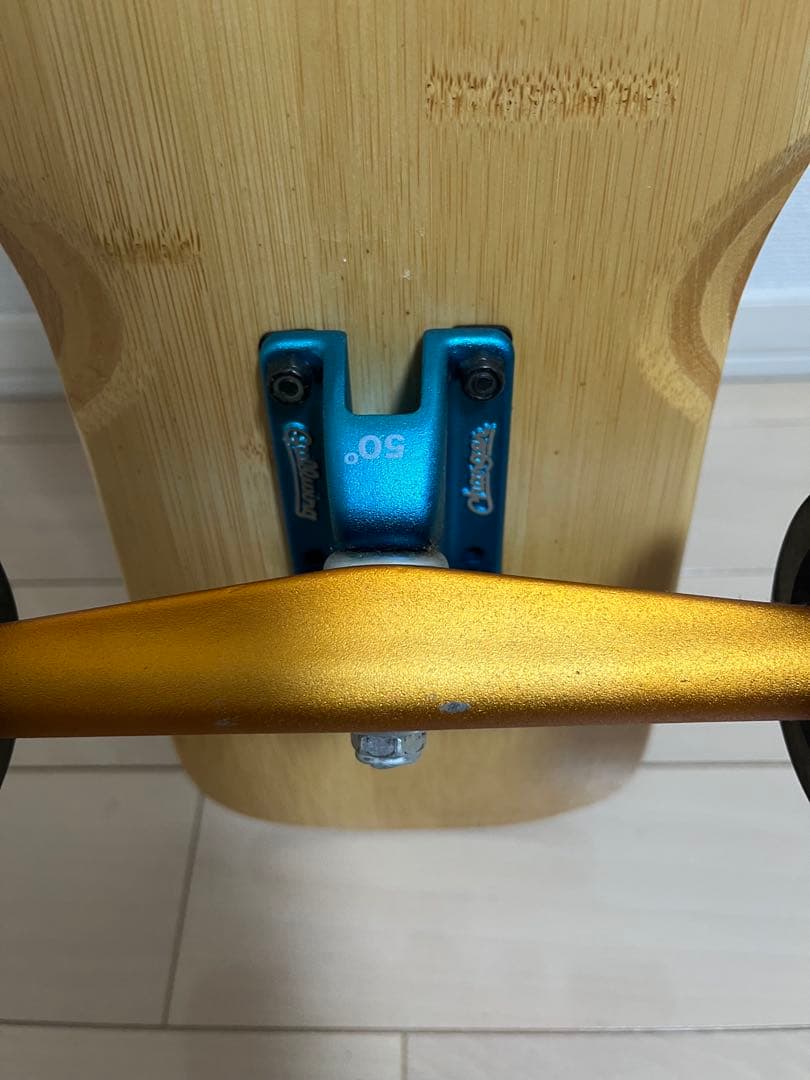 【チェカ】バンブーデッキ　スケートボード　ロンスケ　スケボー