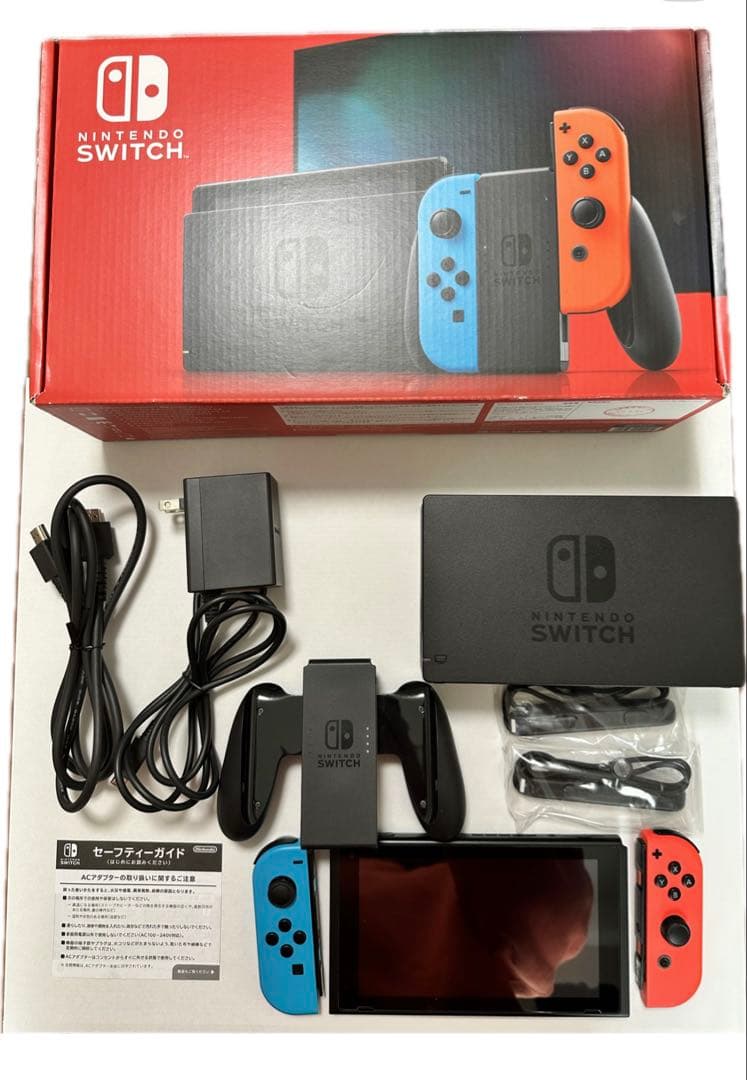 NintendoSwitch 本体 箱・付属品完備 動作確認済 美品 値下げ不可