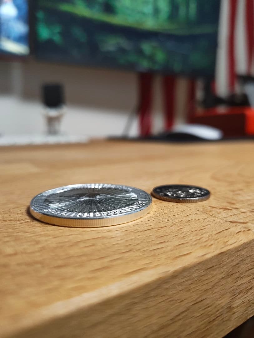 【純銀1oz】オーストラリア シルバー カンガルー （ランダム1枚)