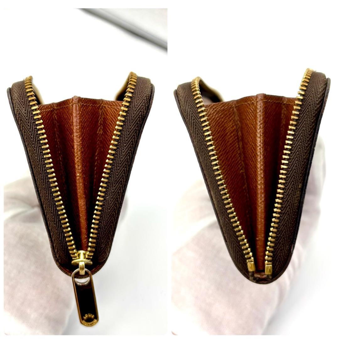 ヴィトン モノグラム ジッピーパース PVC ブラウン