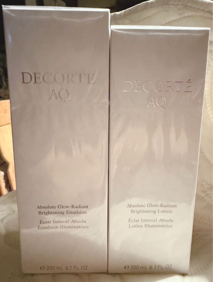 新品未開封 コスメデコルテ AQアブソリュート 乳液・化粧水ブライト 2点セット