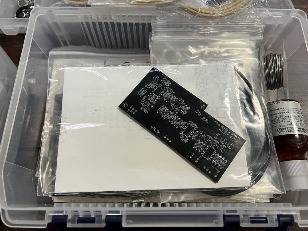 自作エフェクター用部品セット　高品質、ヴィンテージ部品有り