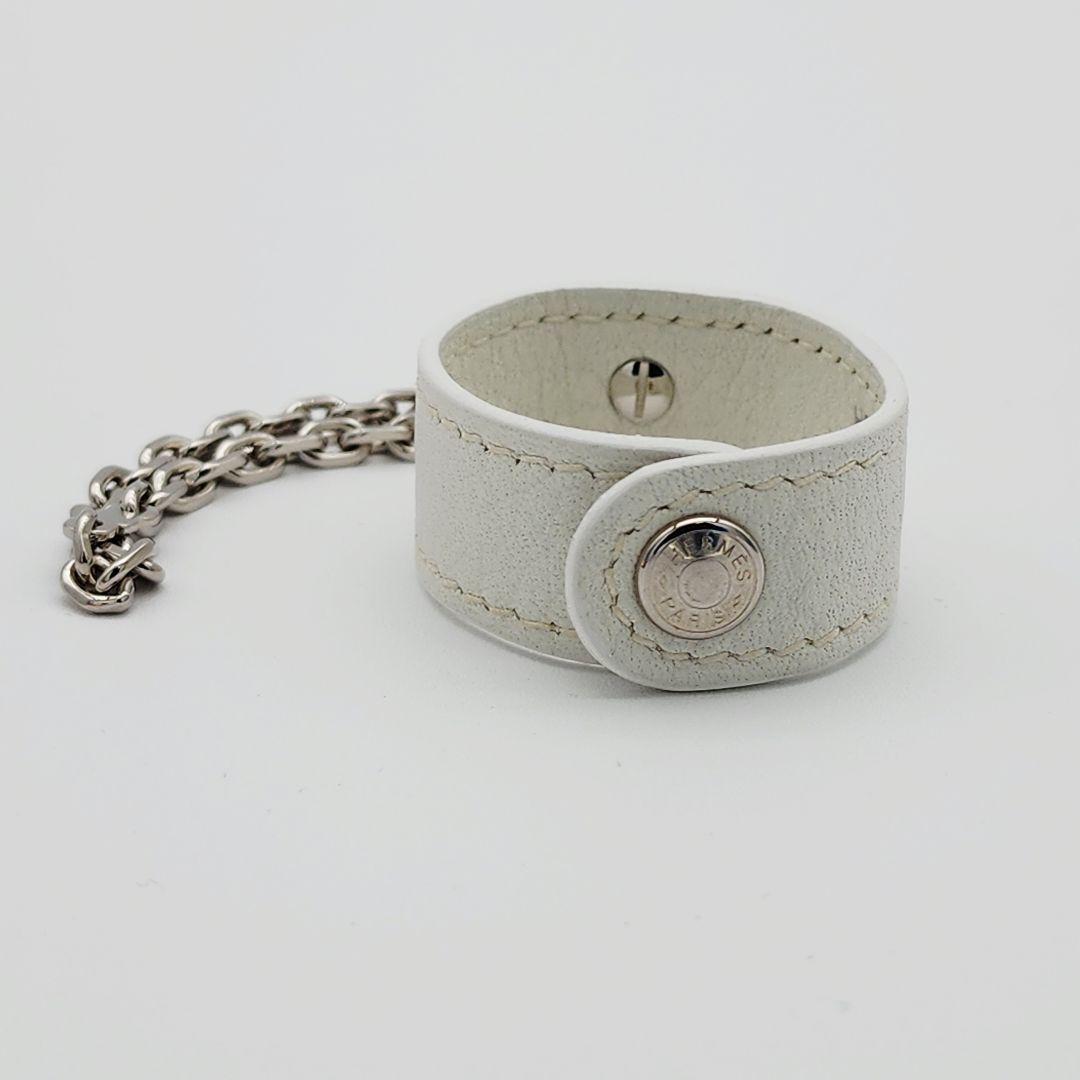 ★HERMES★ エルメス グローブホルダー ノマド ホワイト シルバー 箱.