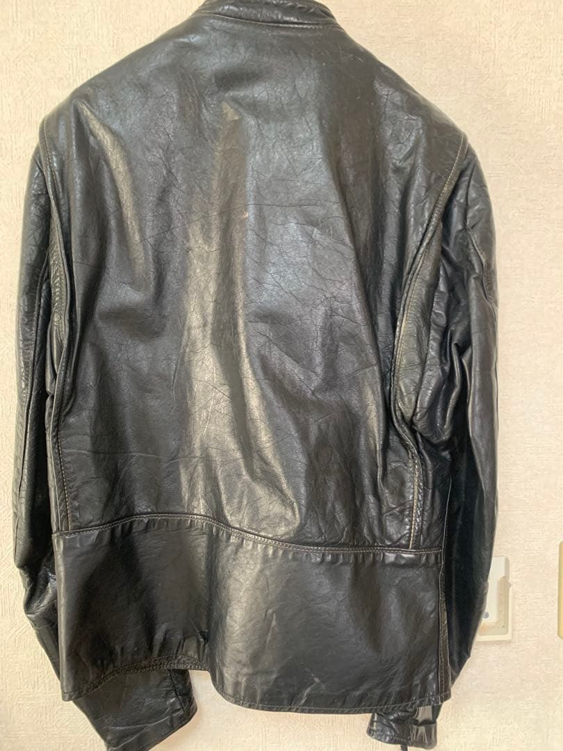 Brooks ヴィンテージ シングル レザー ライダース