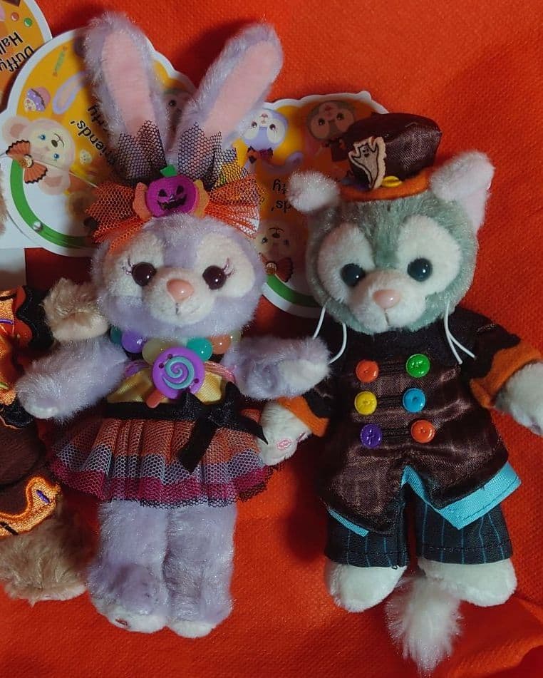 ダッフィー　＆フレンズ　ハロウィン ぬいぐるみバッジ　ステラルー　顔厳選