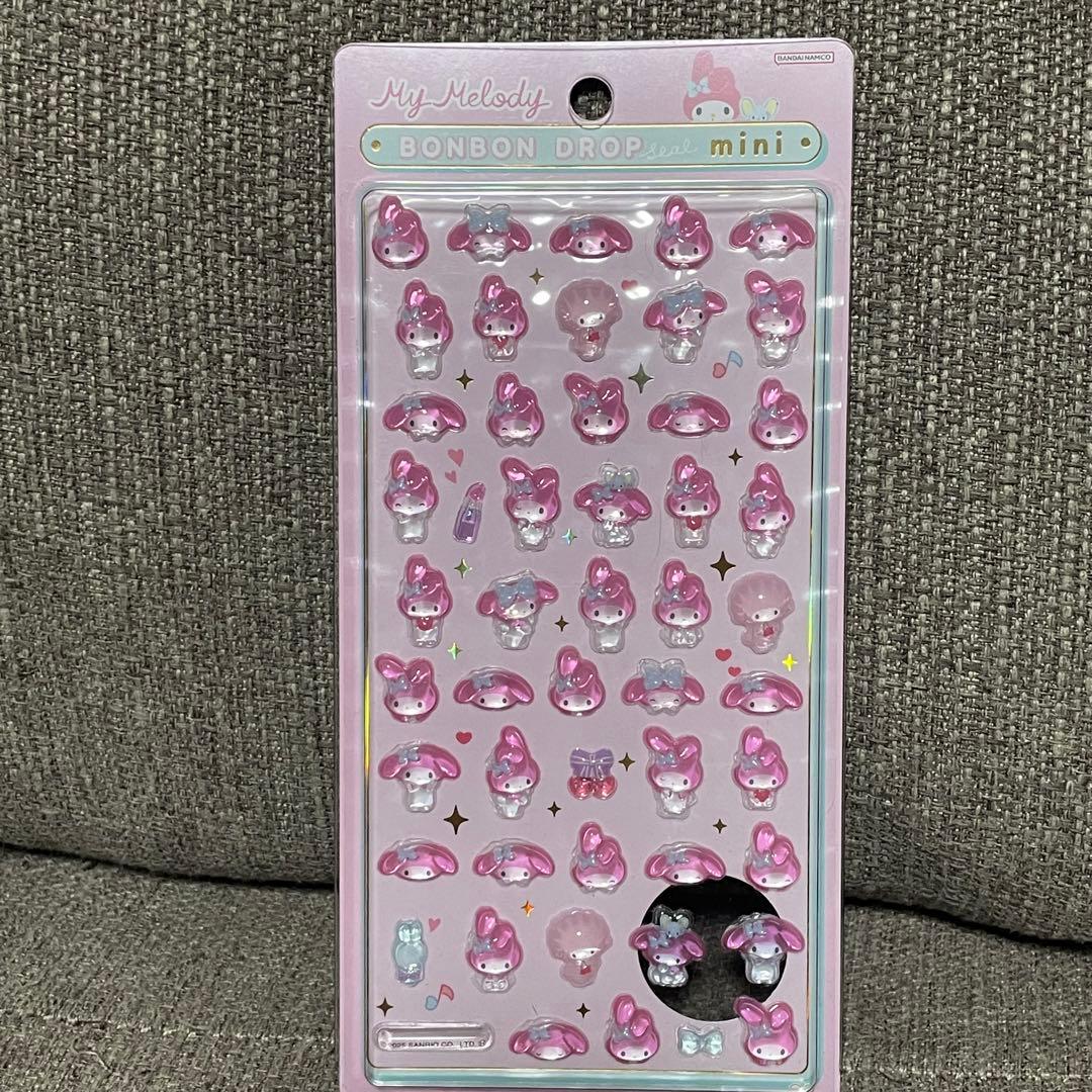 【正規品】ボンボンドロップシールミニ　サンリオ　7種　新品　未使用