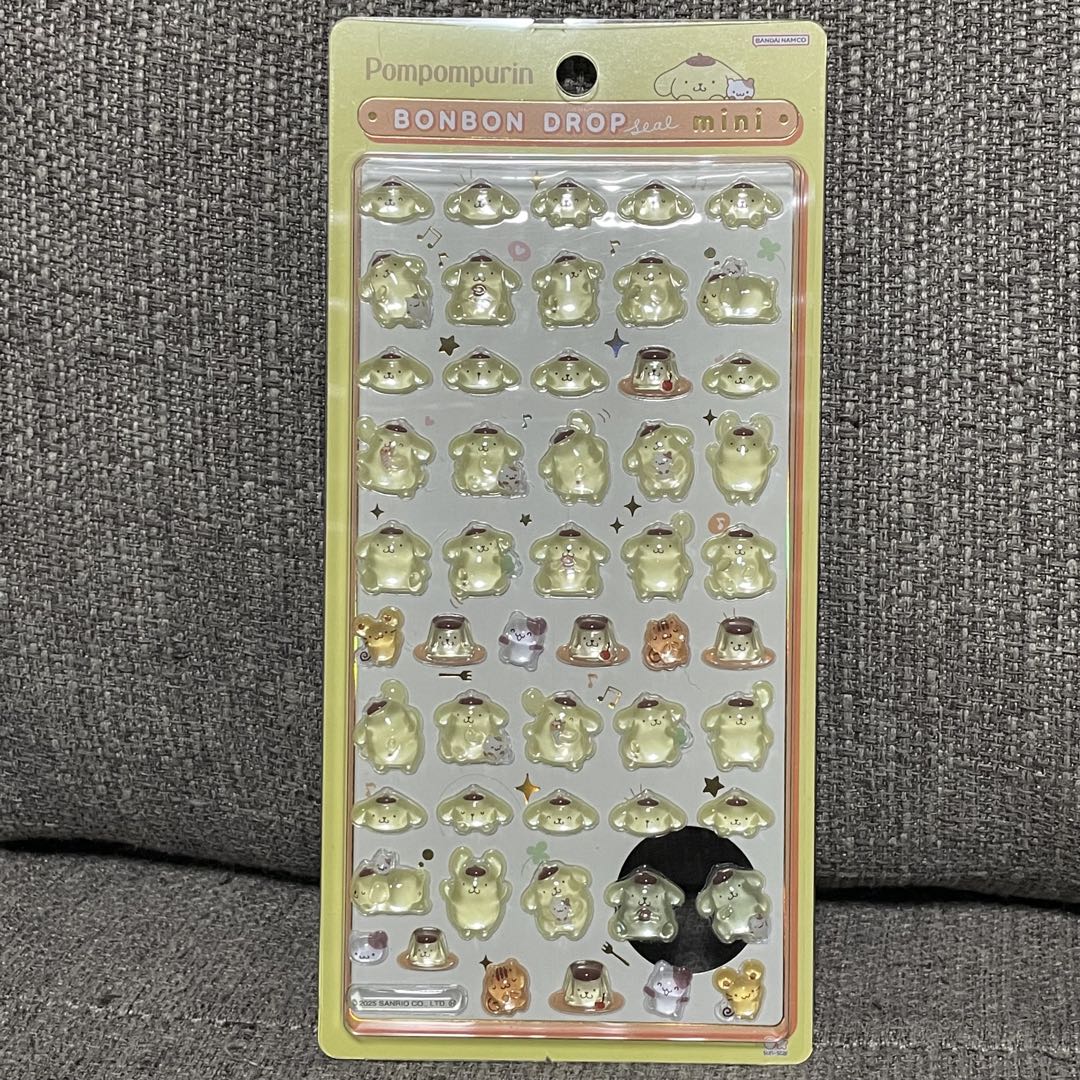 【正規品】ボンボンドロップシールミニ　サンリオ　7種　新品　未使用
