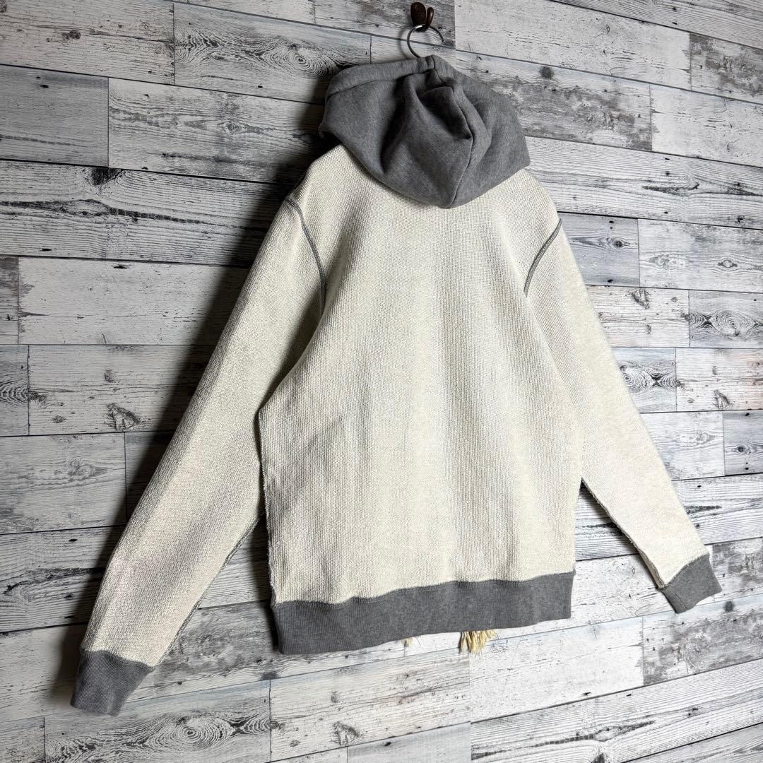 【ひつじ】ロエベ☆ 立体刺繍アナグラムロゴ入り スウェットパーカー.